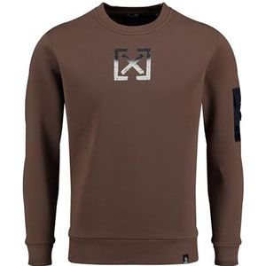 KEYLARGO - Klelection Round Sweatshirt - Mud Brown - Heren