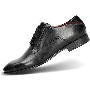 bugatti Mattia Eco Business Lace Shoe voor heren, zwart, 46 EU