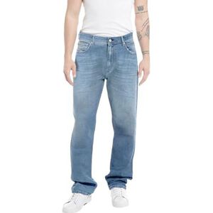 Replay Kiran Relaxed fit jeans voor heren, 010, lichtblauw, 30W x 34L