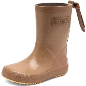 Bisgaard - Regenlaarzen - Bruin glitter - Uniseks