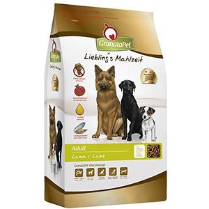 GranataPet Liebling's Mahlzeit Adult lam, droge voer voor honden, voedsel voor honden zonder granen en zonder toegevoegde suikers, gezond en compleet voer, 4 kg