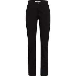 BRAX Dames Style Mary Cotton Stretch broek, zwart (perma black), 36W / 32L