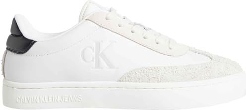 Calvin Klein - Classic Cupsole Sneakers - Wit - Dames - Leer