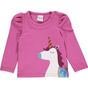 Fred's World by Green Cotton Hello Unicorn L/S T Baby, fuchsia, 56 cm