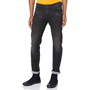 TOM TAILOR Denim Mannen Slim Piers Soft Stretch Jeans 1020743, 10264 - Dark Stone Black Denim, 34W / 34L