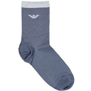 Emporio Armani Dames Gifting Short Socks, denim, Eén Maat