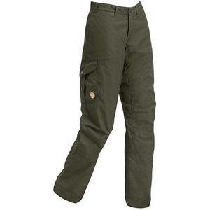 Fjällräven Dames Karla Trousers Hydratic lange broek, Dark Olive, 46