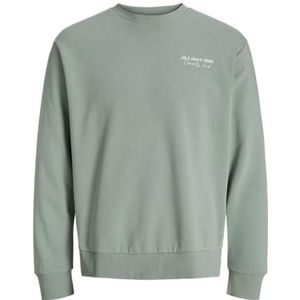 JACK & JONES Jjninety Sweat Crew Neck, Iceberg Green., XS
