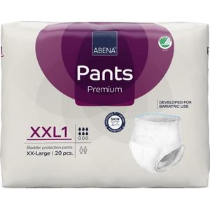 Abena - Pants Premium 1 - Incontinentiebroekjes - XXL - 1 pak van 20 stuks