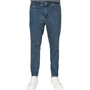 Trendyol Recht ontspannen jeans voor heren, normale taille, blauw, 29