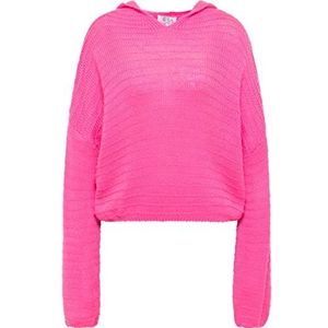 IZIA Dames gebreide hoodie mahisha, roze, XS/S, roze
