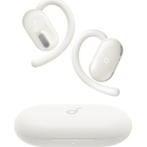 soundcore V20i by Anker Open-Ear Hoofdtelefoon, Verstelbare Oorhaken, Ultra-Comfort, Goede Fit, Krachtig Geluid, Heldere Oproepen, IP55, LED-verlichting, 36H Speeltijd, Bluetooth 5.4 Oordopjes