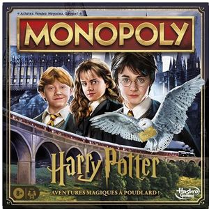 Hasbro Monopoly Harry Potter Edition Board Game – French Version