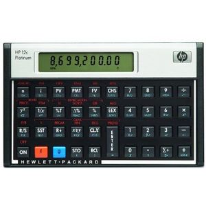 Hewlett Packard [HP] Calculator Financiële Platinum RPN Algebraïsche Programmeerbare Ref HP12C PLATINUM