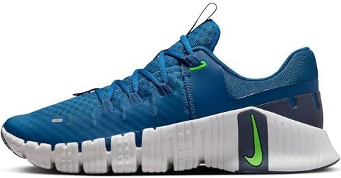 NIKE Heren Free Metcon 5 Trainingsschoen, Court Blauw Groen Strike Thunder Blauw, 45.5 EU