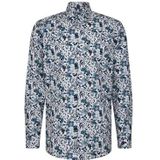 Seidensticker - 845352 - Chemise - Groen - Manches Longues - Coupe Droite