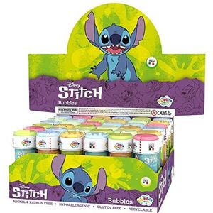 DULCOP - Pak van 36 Bubble Stitch - Bellenblaas - 60 ml - 047333PA - Multicolor - Plastic - Officiële Licentie - Kinder Speelgoed - Buitenspel - Vanaf 3 jaar
