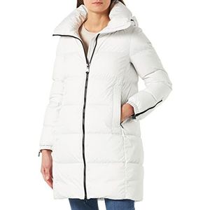 Geox Women's W Camei Down Coat, Cloud White, 38