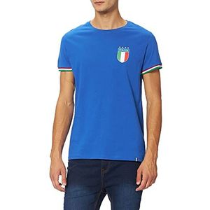 Italia Italia T-shirt voor heren - blauw - Large