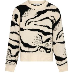 MORGAN trui, Beige/Zwart, XS