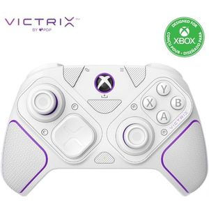 PDP Victrix Pro BFG draadloos Controller: White For Xbox Series X|S, Xbox One, and Windows 10/11 PC