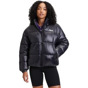 FILA Dames Lepe Puffer Jacket, zwart, S