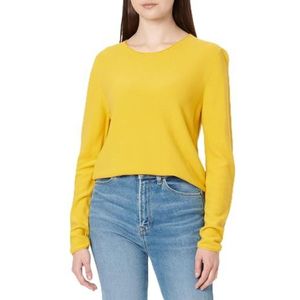 TOM TAILOR Dames Basic gebreide trui 1033701, 24270 - California Sand Yellow, S