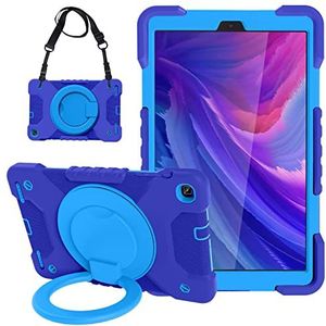 Galaxy Tab A8 10.5 Case-10.5 Samsung Tablet Case SM-X200/X205/X207, Screen Protector [360° roterende handgreep ring] Pen Holder Shoulder Strap voor Samsung Galaxy Tab A8 1 0,5 inch huizen