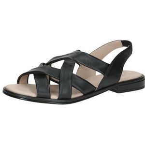 CAPRICE Damessandalen 9-28715-44, Cognac Nappa, 41 EU