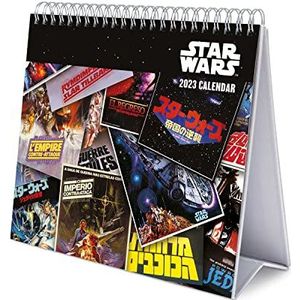 Grupo Erik CS23007 Kalender 2023 Star Wars Classic - Bureaukalender 12 maanden - Bureaukalender met fsc-certificaat