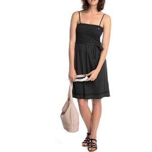 edc by ESPRIT dames A-lijn jurk bandeau, zwart (black 001), XL