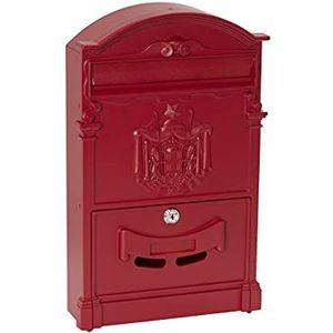 ARREGUI - Residencia D-2151/R - Aluminium Brievenbus - Rood - Formaat M (DIN A4)