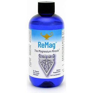 RnA ReSet - ReMag zeer absorberende vloeibare magnesium, Ervaar over het magnesium wonder, 96 doses, magnesiumchloride â€“ van Dr Carolyn Dean, 240ml