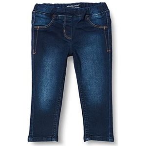 MINYMO Power Stretch Slim Fit Jeans voor babymeisjes, donkerblauw (dark blue denim), 68 cm