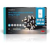 Nedis SmartLife Wi-Fi decoratief LED-lichtsnoer - 5m - 50 LED's / warm-wit tot koud-wit