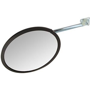 Vision Metalizers 30,5 cm Steelback acryl ronde bolle spiegel, veiligheidsspiegel voor winkels en magazijnen, acrylspiegel voor blinde vlekken en gebieden met veel verkeer, wandspiegel voor thuis of