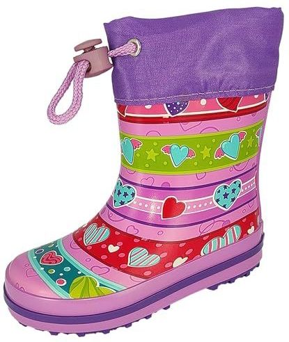 BECK - Joy - Regenlaarzen - Groen - Lila - Rosa - Rood