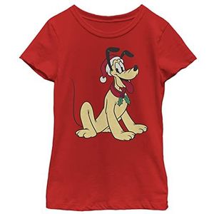 Disney Pluto Hat T-shirt voor meisjes, Rood, S