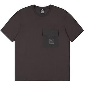 Champion Legacy C-Tech (220407) - Pocket SS Crewneck T-shirt, antracietgrijs (PHA), XS C-Tech FW24 voor heren, antracietgrijs (Pha), XS