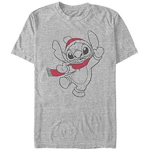 Disney Classics Lilo & Stitch - Stitch Holiday Unisex Crew neck T-Shirt Melange grey M