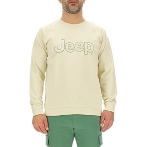 Jeep J Sweatshirt Ronde Hals Outline Large Print J23s Longshirt Heren