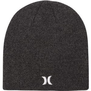 Hurley Heren Winter Hat - Classic Icon Beanie, Size One Size, Charcoal Heather