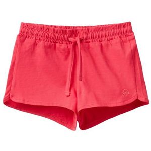 United Colors of Benetton Shorts voor meisjes en meisjes, Rood, 110 cm