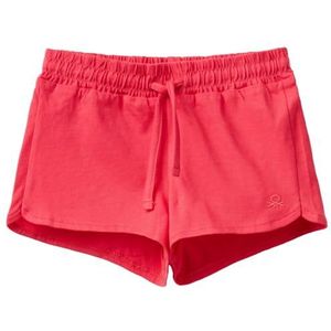 United Colors of Benetton Shorts voor meisjes en meisjes, Rood, 18 Maanden