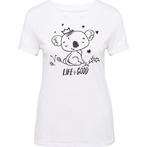 Mavi Dames Koala Printed Tee T-Shirt, wit, S