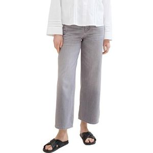 TOM TAILOR Culotte jeans voor dames, 10230 - Grey Denim, 26W x 28L