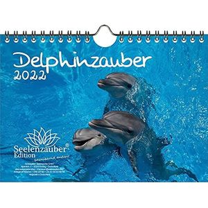 Seelenzauber Dolfijnen Magie DIN A5 Wandkalender Voor 2022