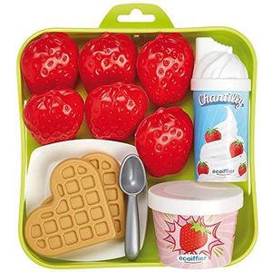 Kaptafel met aardbeien 100% chef, replica van levensmiddelen voor kinderen, vanaf 18 maanden, gemaakt in Frankrijk, 978