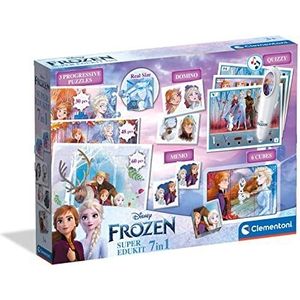 Clementoni, Super Edukit Disney Frozen 2, Bordspellen, Educatief Speelgoed 3-5 Jaar - 18110