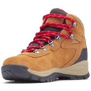 Columbia Newton Ridge Plus waterdichte, versterkte wandelschoen voor dames, Elk/Mountain Red, 36 EU